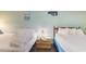 Comfortable bedroom showcasing two beds with soft white linens, a nightstand, and coastal decorations at 1501 S Ocean Blvd. # 811, Myrtle Beach, SC 29577