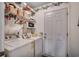 Laundry room offers storage and utility with shelving and appliances at 1579 Southwood Dr., Surfside Beach, SC 29575