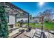 Backyard with an outdoor kitchen and a covered porch at 1579 Southwood Dr., Surfside Beach, SC 29575