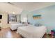 Two twin beds in a well lit bedroom with light blue walls at 1891 Colony Dr. # 13D, Surfside Beach, SC 29575
