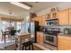 Bright kitchen with stainless steel appliances and light wood cabinets at 2180 Waterview Dr. # 227, North Myrtle Beach, SC 29582