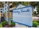 Holiday Sands at South Beach building sign with parking and rental office information at 2501 S Ocean Blvd. # 1219, Myrtle Beach, SC 29577