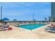 Refreshing outdoor pool with ample deck space for lounging at 2501 S Ocean Blvd. # 1219, Myrtle Beach, SC 29577