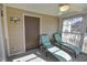 Relaxing balcony with lounge chairs, perfect for sunbathing at 260 S Crow Creek Dr. # 18, Calabash, NC 28467