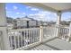 Spacious balcony offering views of the surrounding area at 260 S Crow Creek Dr. # 18, Calabash, NC 28467