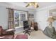 Bedroom with a home office setup and water views at 260 S Crow Creek Dr. # 18, Calabash, NC 28467