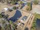 Aerial view of house and property near water at 2647 Coats Rd., Loris, SC 29569