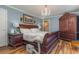 Spacious main bedroom with hardwood floors and large windows at 2647 Coats Rd., Loris, SC 29569