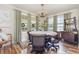 Charming dining room with round table and chandelier at 2647 Coats Rd., Loris, SC 29569