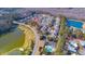 Aerial view showing home location near pond at 306 River Rock Ln. # 1304, Murrells Inlet, SC 29576