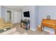 Loft space offering extra living area, with built in shelving and a bathroom at 306 River Rock Ln. # 1304, Murrells Inlet, SC 29576