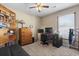 Home office with built-in shelving and desk at 311 Flagstone Dr., Myrtle Beach, SC 29588