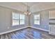 Bright dining room with hardwood floors and a chandelier at 340 William Nobles Rd., Aynor, SC 29511