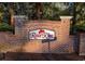 Brick entrance sign for Rose Run community at 437 Red Rose Blvd. # 5, Pawleys Island, SC 29585