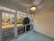 Relaxing screened porch overlooking backyard at 437 Red Rose Blvd. # 5, Pawleys Island, SC 29585