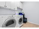 Laundry room with washer, dryer, and cabinets at 4520 Lighthouse Dr. # 29-B, Little River, SC 29566