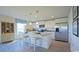 Kitchen with white cabinets, granite counters, and stainless steel appliances at 511 Firouz Dr, Longs, SC 29568