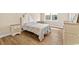 Bedroom with a double bed and hardwood floors at 5907 Haskell Circle, Myrtle Beach, SC 29572