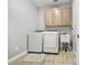 Laundry room with washer, dryer, and extra storage at 5907 Haskell Circle, Myrtle Beach, SC 29572