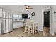 Eat-in kitchen with stainless steel appliances at 6001-1235 S Kings Highway, Myrtle Beach, SC 29575
