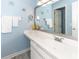 Clean bathroom with vanity, mirror, and shower/tub combo at 638 Waterway Village Blvd. # 16G, Myrtle Beach, SC 29579