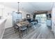 Bright dining area with table and chairs, view into living room at 638 Waterway Village Blvd. # 16G, Myrtle Beach, SC 29579