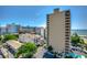 Aerial view of building and surrounding area, ocean view at 7500 N Ocean Blvd. # 6145, Myrtle Beach, SC 29572