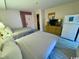 Condo bedroom with two double beds and a view of kitchenette at 7500 N Ocean Blvd. # 6145, Myrtle Beach, SC 29572