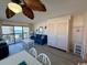 Living room with ocean view and comfy seating at 7500 N Ocean Blvd. # 6145, Myrtle Beach, SC 29572