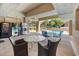 Pool area with tables and chairs, vending machines nearby at 7500 N Ocean Blvd. # 6145, Myrtle Beach, SC 29572