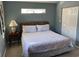 Bedroom with a queen-size bed and built-in closet at 804 Brenda Pl., Myrtle Beach, SC 29577