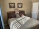 King-size bed in a well-lit bedroom with coastal decor at 804 Brenda Pl., Myrtle Beach, SC 29577