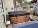 Hot tub with cover in backyard setting at 804 Brenda Pl., Myrtle Beach, SC 29577