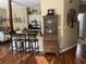 Modern kitchen with an island and wooden bar top at 804 Brenda Pl., Myrtle Beach, SC 29577