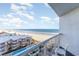 Balcony with ocean and beach views at 9550 Shore Dr. # 722, Myrtle Beach, SC 29572
