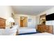 Condo bedroom with two beds and dresser at 9550 Shore Dr. # 722, Myrtle Beach, SC 29572