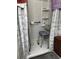 Bathroom with shower stall, grab bar, and shower chair at 106 Fonza St., Conway, SC 29526