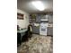 Kitchen with dining area and gray cabinets at 106 Fonza St., Conway, SC 29526