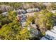 Aerial view showing property location within a residential community at 143 Crane Dr. # A, Pawleys Island, SC 29585