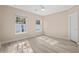Bright bedroom with ceiling fan and hardwood floors at 143 Crane Dr. # A, Pawleys Island, SC 29585