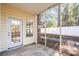 Private screened porch, perfect for relaxing outdoors at 143 Crane Dr. # A, Pawleys Island, SC 29585