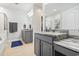 Double vanity bathroom with granite countertops at 144 Shenandoah Dr., Murrells Inlet, SC 29576