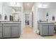 Double vanity bathroom with granite countertops at 144 Shenandoah Dr., Murrells Inlet, SC 29576