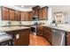 Spacious kitchen with granite countertops and stainless steel appliances at 144 Shenandoah Dr., Murrells Inlet, SC 29576