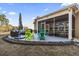 Relaxing screened porch with patio furniture, perfect for outdoor enjoyment at 144 Shenandoah Dr., Murrells Inlet, SC 29576