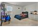 Cozy bedroom with a full-size bed, dresser, and workspace at 161 Saddle St, Conway, SC 29527