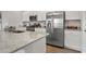 Kitchen with stainless steel appliances and granite countertops at 161 Saddle St, Conway, SC 29527