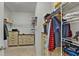 Large walk-in closet with ample shelving and drawers at 161 Saddle St, Conway, SC 29527