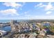Scenic aerial view of the condo community, showing ocean views, a lake, and a golf course at 1900 Duffy St. # C-7, North Myrtle Beach, SC 29582
