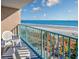Balcony with outdoor seating, offering a beautiful view of the beach and ocean at 201 74Th Ave. N # 2640, Myrtle Beach, SC 29572